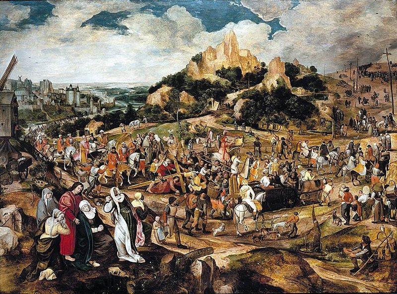 Pieter Balten Christ on the Road to Calvary France oil painting art